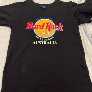 B1532 VTG Hard Rock Cafe Men's Large Melbourne Australia T Shirt SZ-Medium